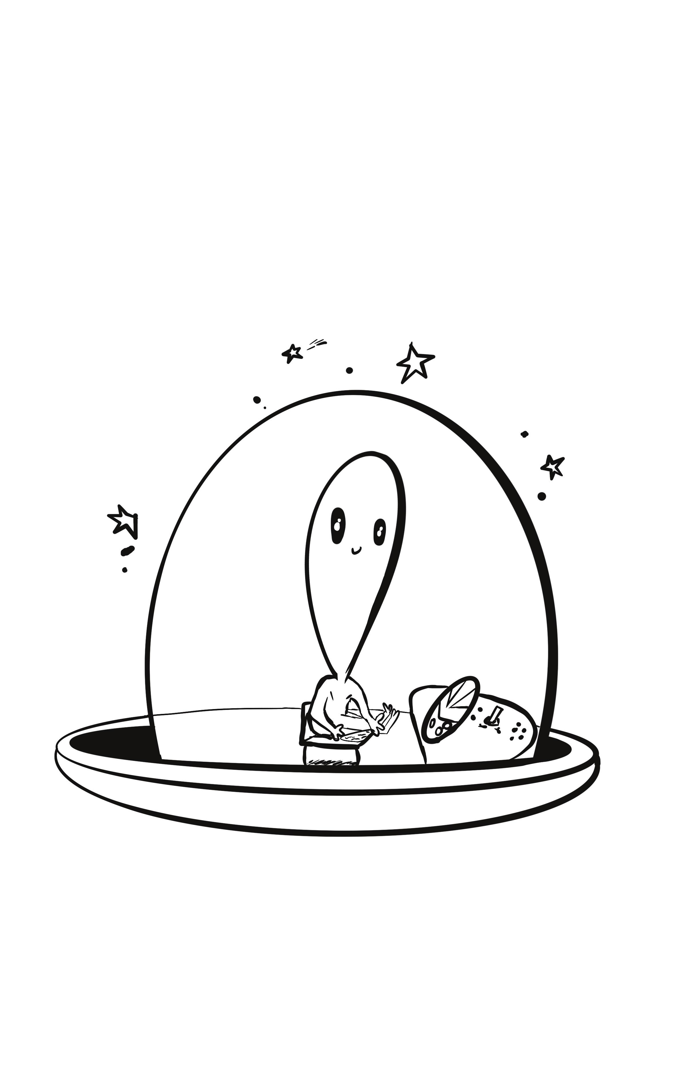 Alien egg sticker i made rsticker