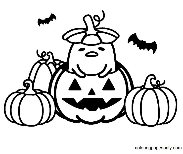 Gudetama coloring pages