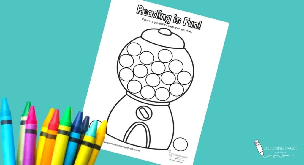 Gumball reading tracking sheet