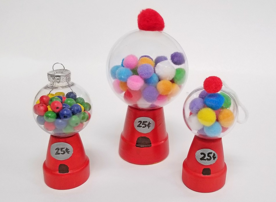 Diy mini gumball machine craft for kids