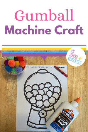 Easy gumball machine craft perfect letter g activity