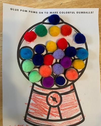 Easy gumball machine craft perfect letter g activity