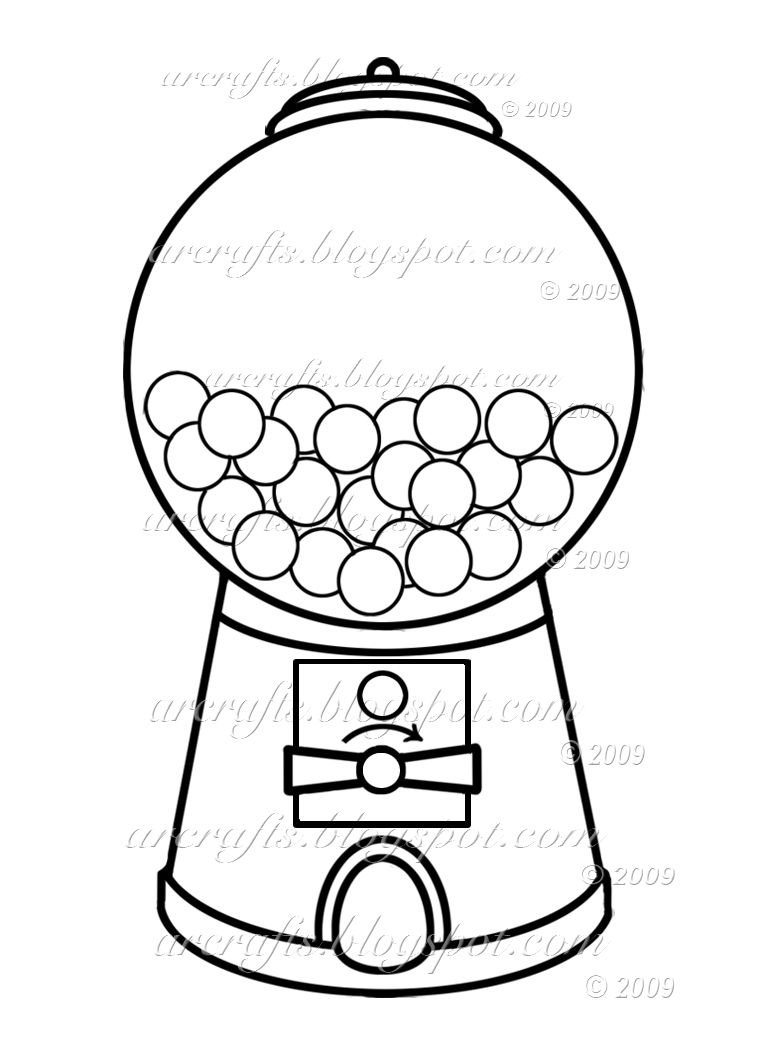 Gumball machine coloring page picture coloring pages mãquina de chicles dibujos fãciles dibujos faciles y lindos