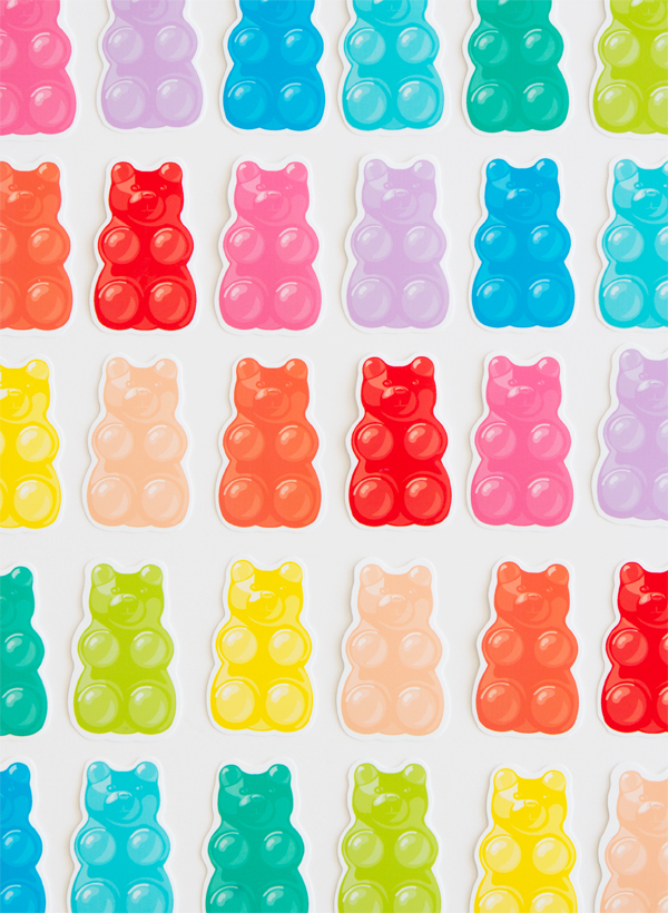 Free printable gummy bears