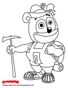 Color gummibãr ideas coloring pages bear coloring pages gummy bears