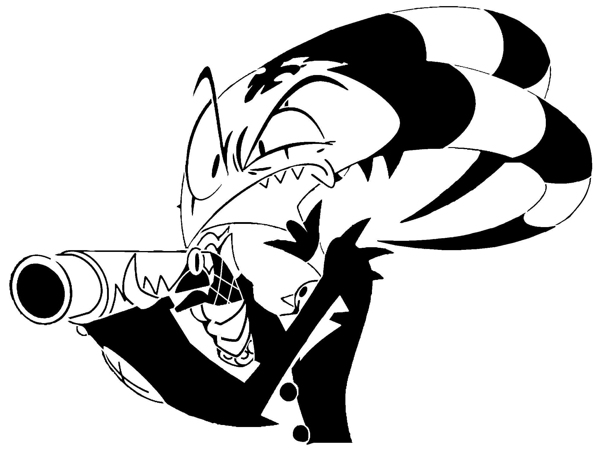 Blitzo stencil rhelluvaboss