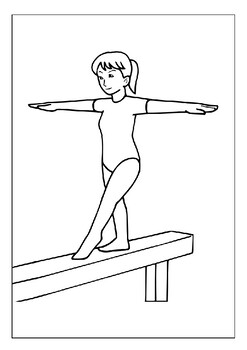 Enhance your love for gymnastics with our printable coloring sheets pages