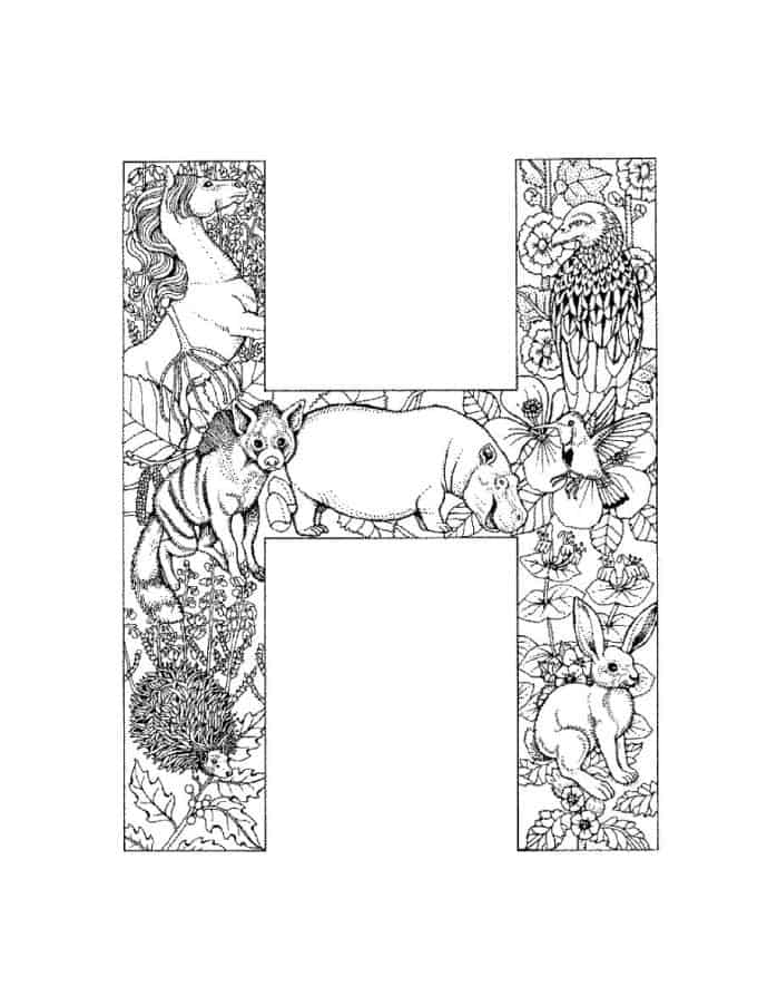Entertain your little ones with our alphabet coloring pages