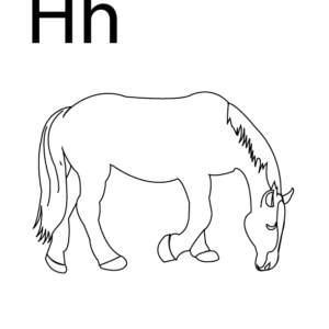 Letter h coloring pages printable for free download