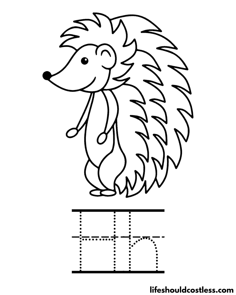 Hedgehog coloring pages free printable pdf templates