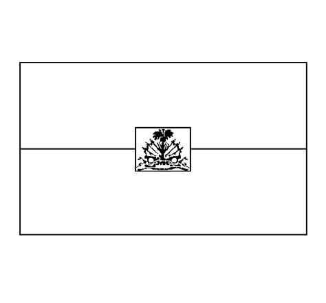 Haiti flag coloring pages