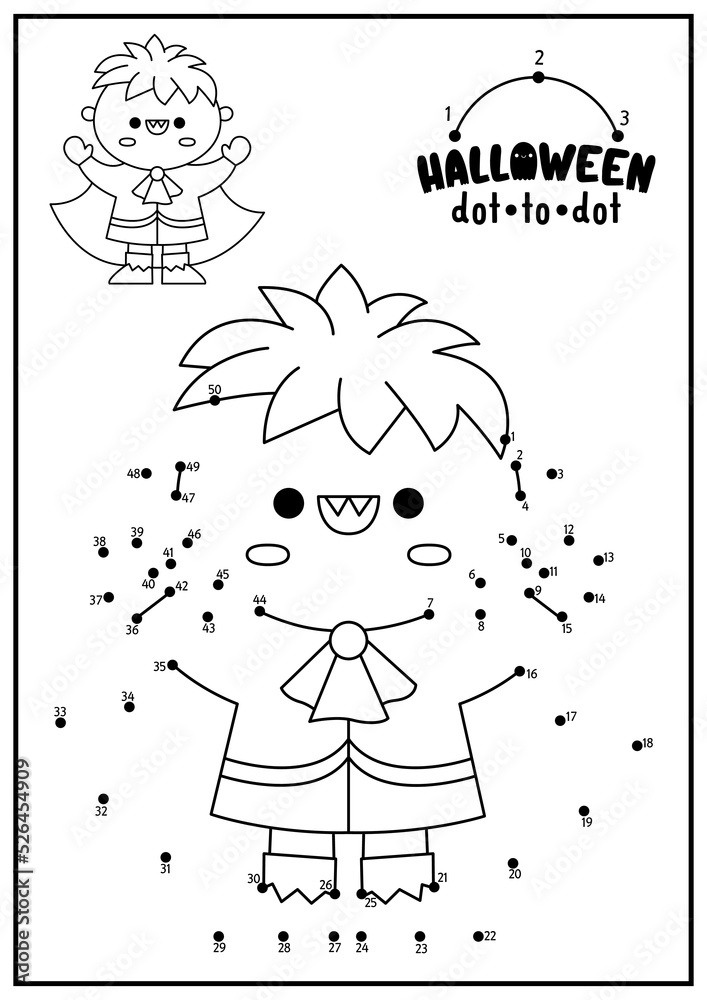 Vetor do vector halloween dot