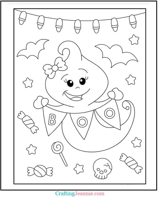 Free halloween coloring pages