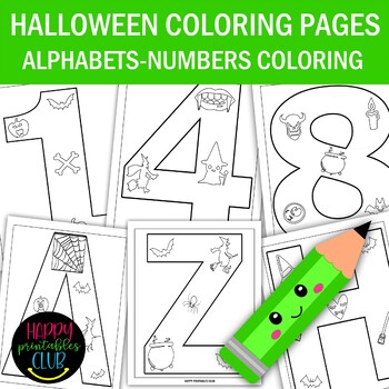 Halloween alphabets