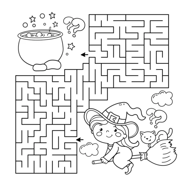 Halloween coloring page vector images