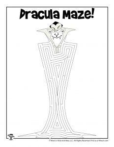 Printable halloween mazes for kids woo jr kids activities childrens publishing
