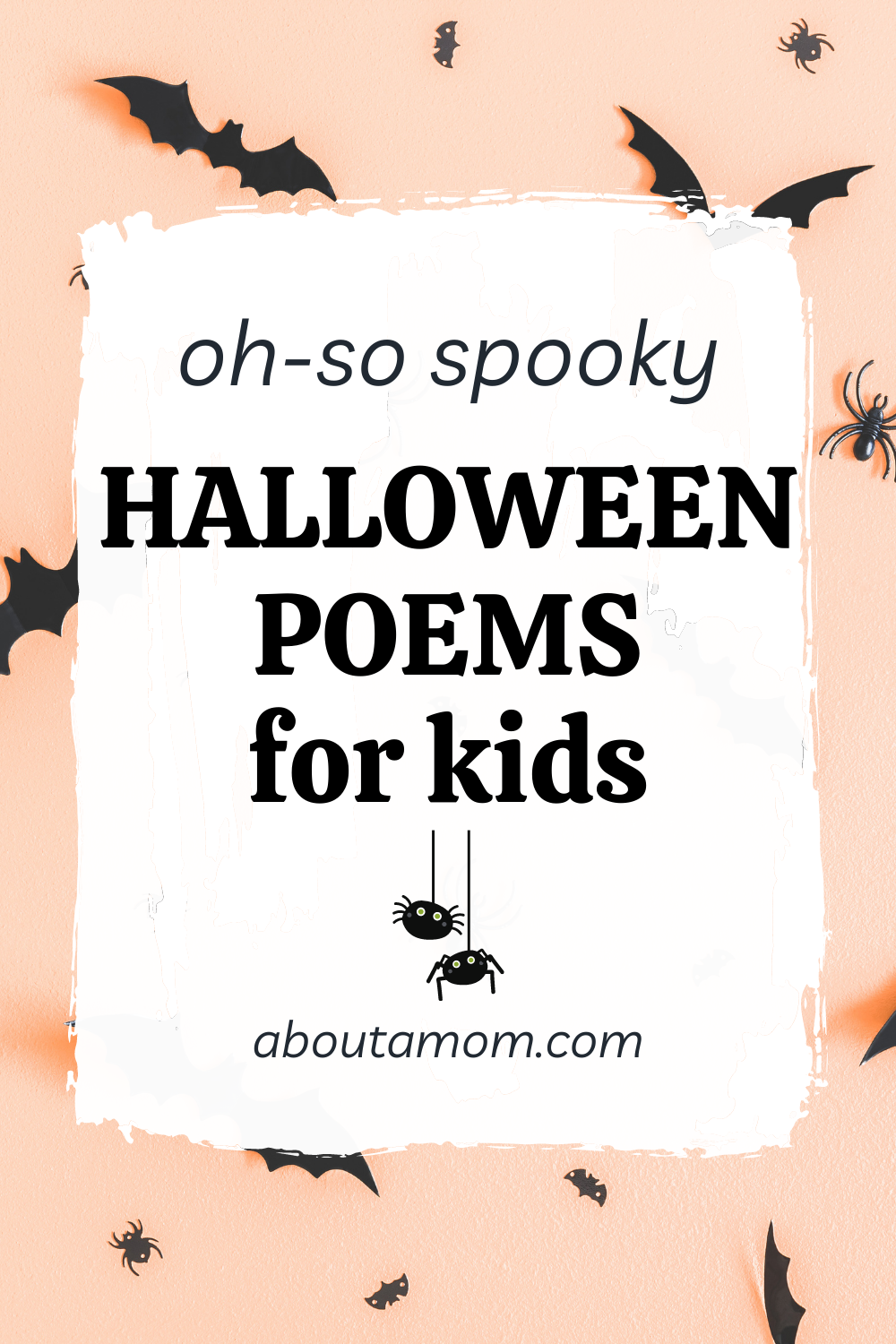 Spooktacular halloween poems for kids
