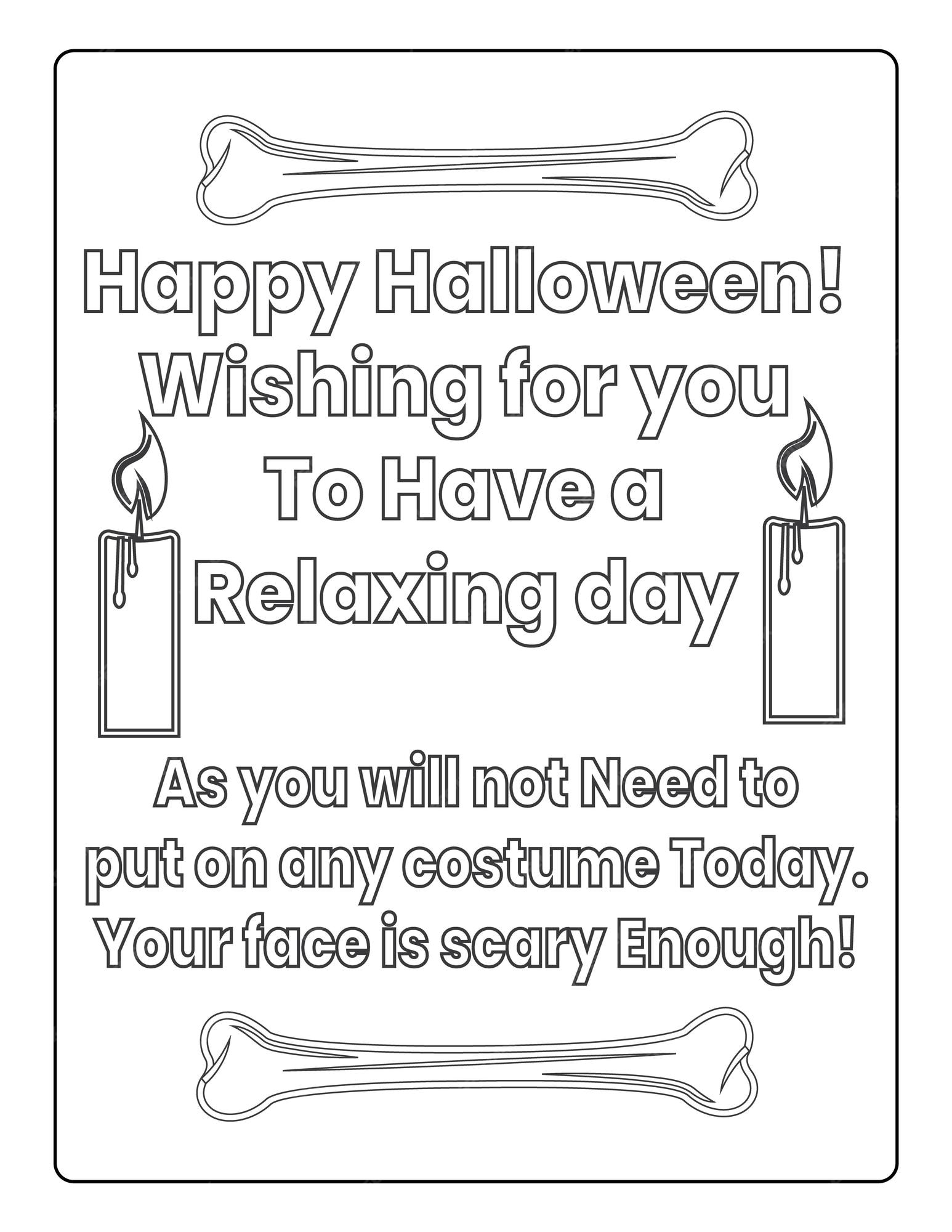 Premium vector halloween coloring pages for kids with hand drawn black color pumpkin sketch illustration