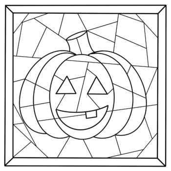 Halloween silhouettes color by number or code clip art by dovie funk