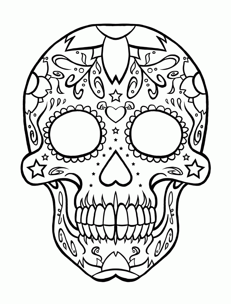 Free printable coloring pages of skulls download free printable coloring pages of skulls png images free cliparts on clipart library