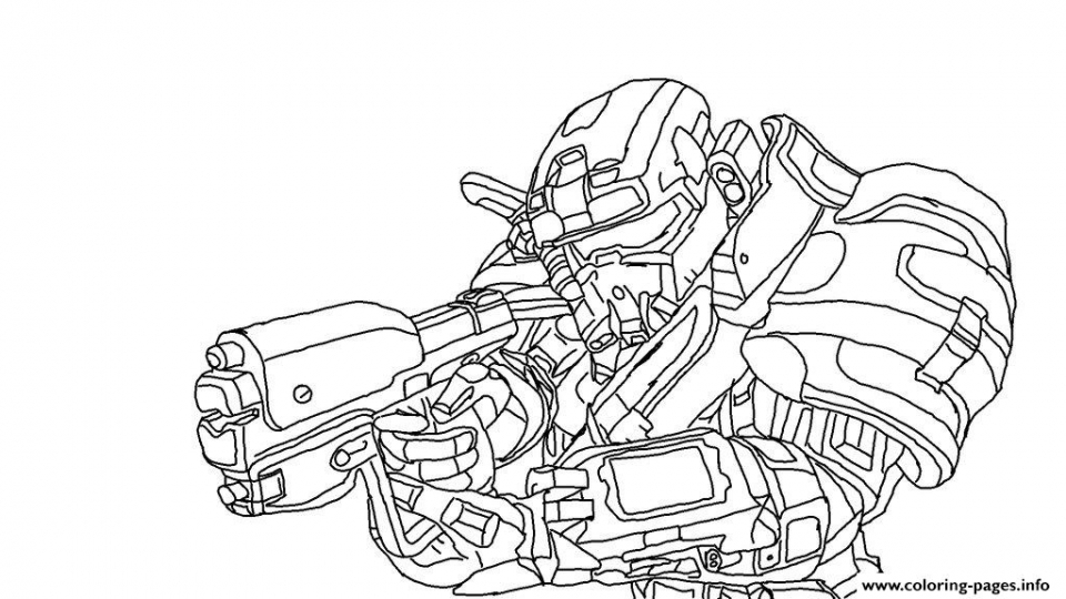 Get this halo coloring pages printable