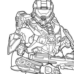Halo coloring pages printable for free download