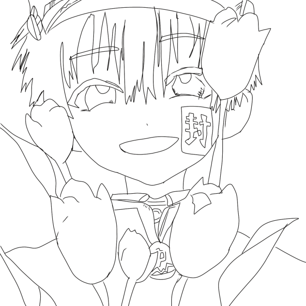 Hanako kun coloring page âðº