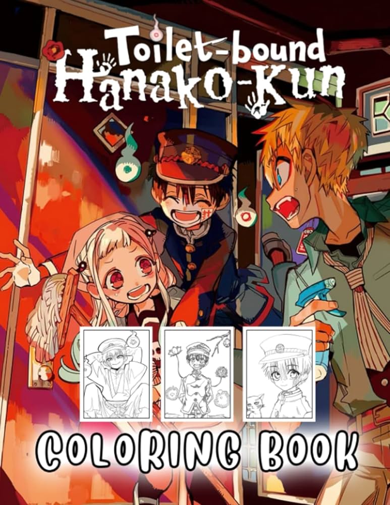 Toilet coloring book most amazing relax bound extreme hanako all volumes kun activity lover gifts an adult colouring books wegner lukas books