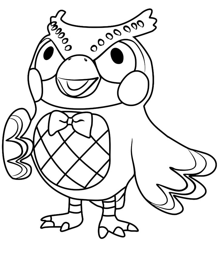 Animal crossing coloring pages printable pdf