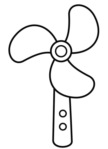 Hand fan coloring page free printable coloring pages