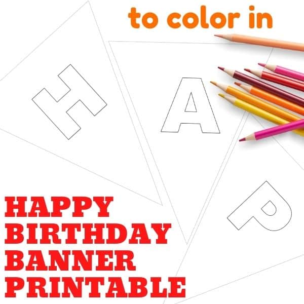 Free happy birthday banner printable unique banners for your party parties made personal