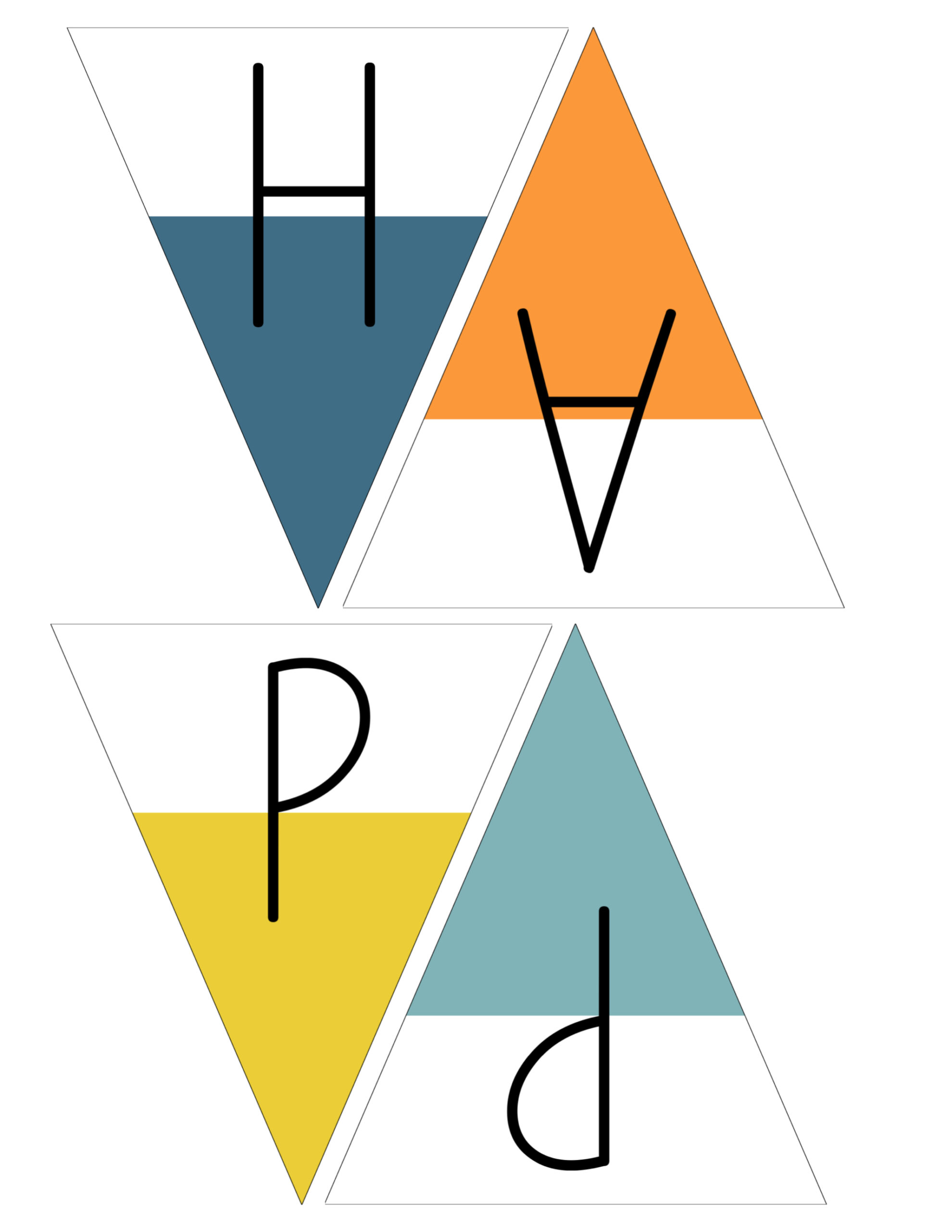 Free printable happy birthday banner