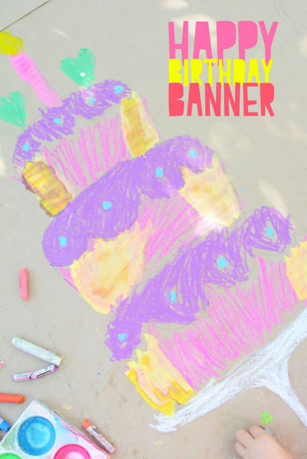 Birthday cake coloring pages printable and banner