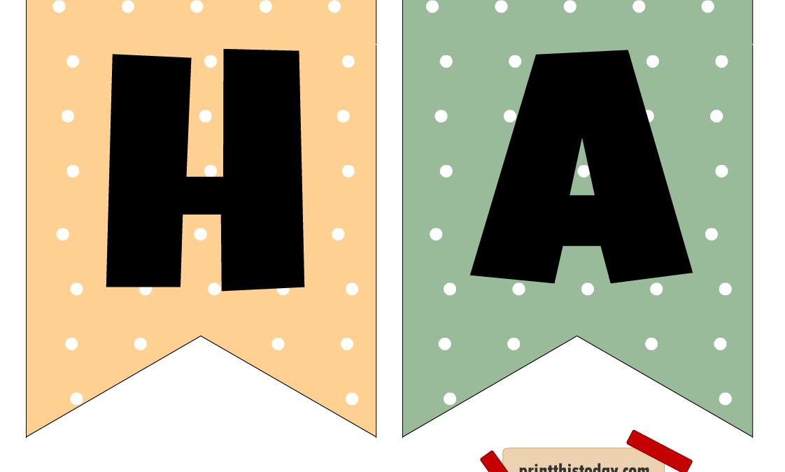 Free printable cute happy birthday banners boy girl