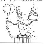 Happy birthday dr seuss coloring page free printable