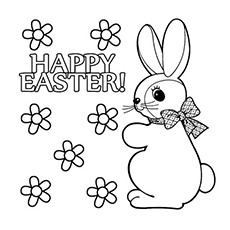 Top free printable easter bunny coloring pages online