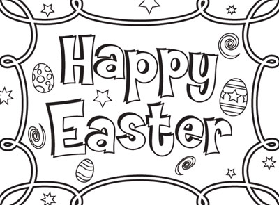 Free printable easter coloring pages