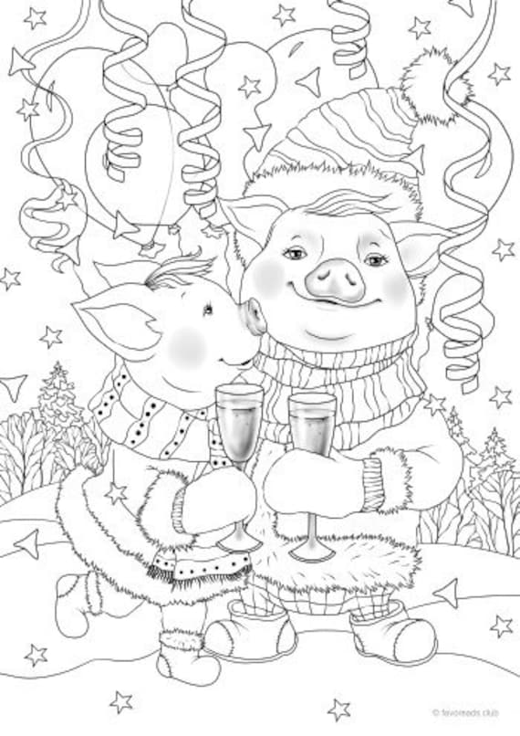 Happy holidays printable adult coloring page from favoreads coloring book pages for adults and kids coloring sheets coloring designs
