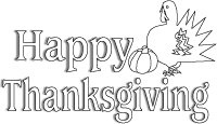 Free thanksgiving coloring pages
