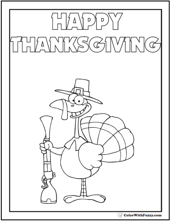 Thanksgiving coloring pages turkeys an autumn harvest fun