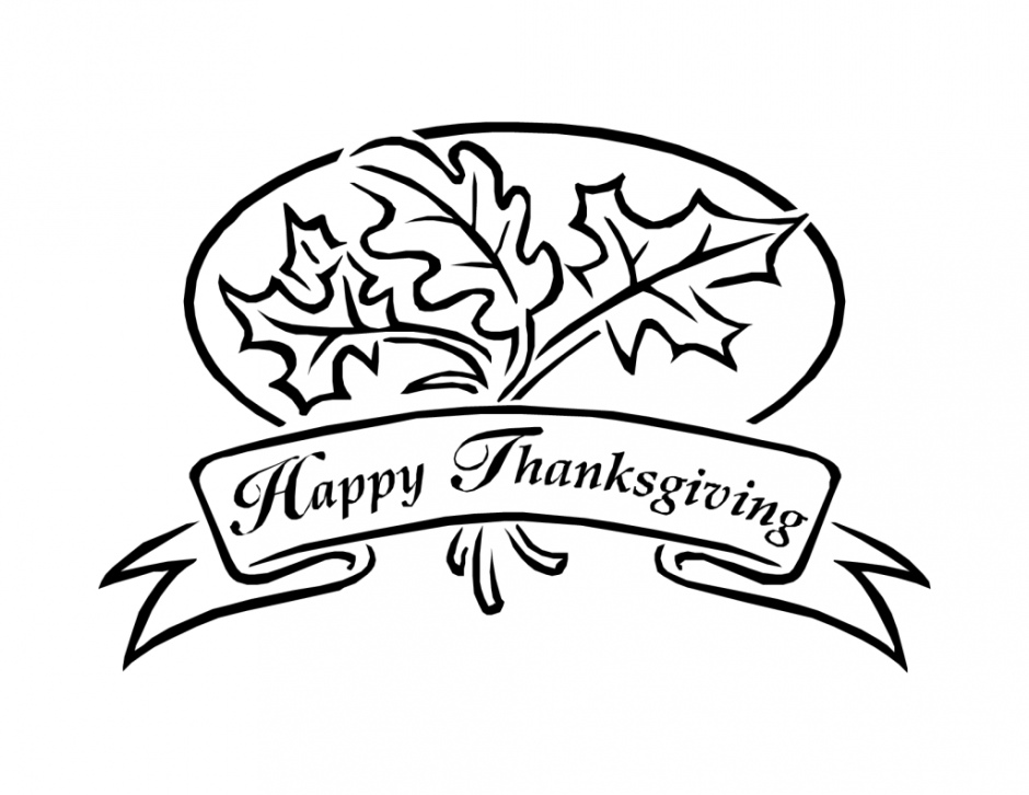 Happy thanksgiving coloring pages