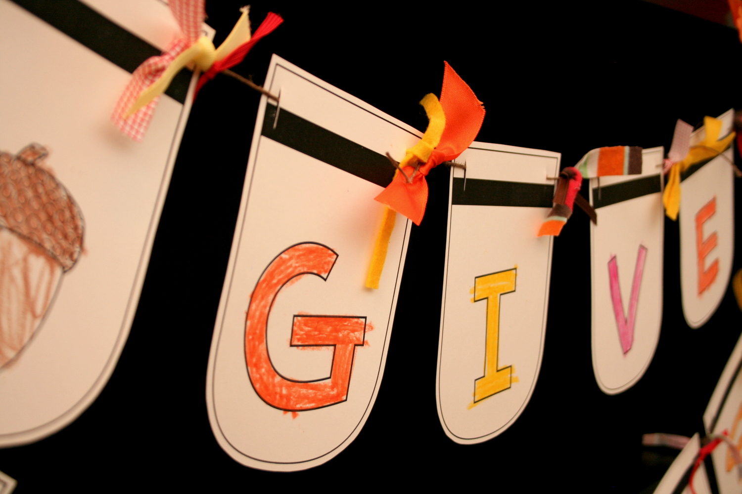 Color me thankful banner
