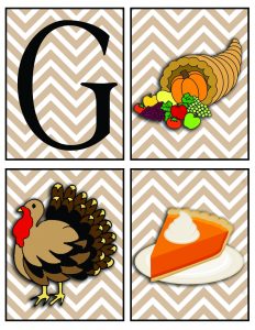 Happy thanksgiving printable banner set woo jr kids activities childrens publishing
