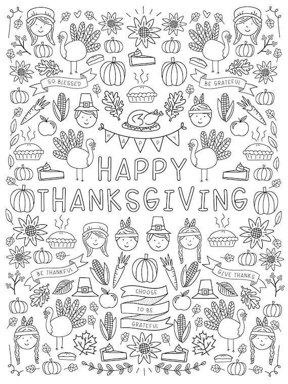 Buy thanksgiving coloring poster pages and huge engineer print online in india