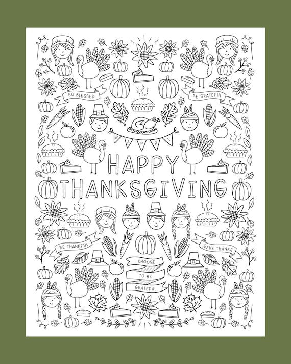 Buy thanksgiving coloring poster pages and huge engineer print online in india