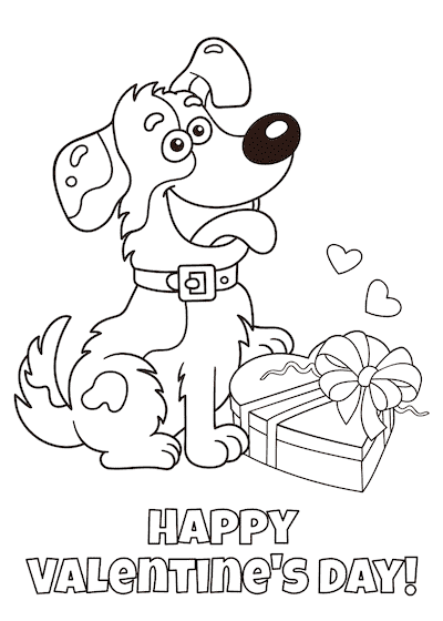 Free printable valentines day coloring pages