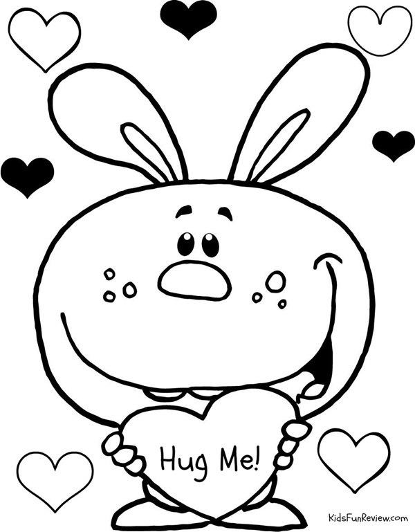Cute printable valentines day coloring pages