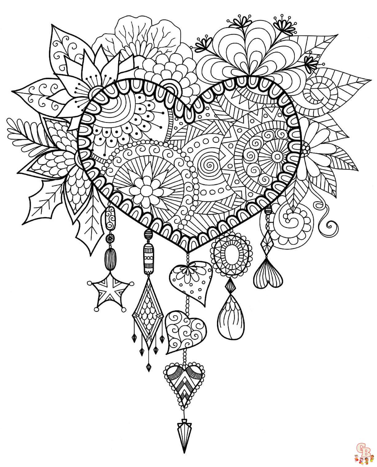 Printable hard coloring pages free for kids and adults