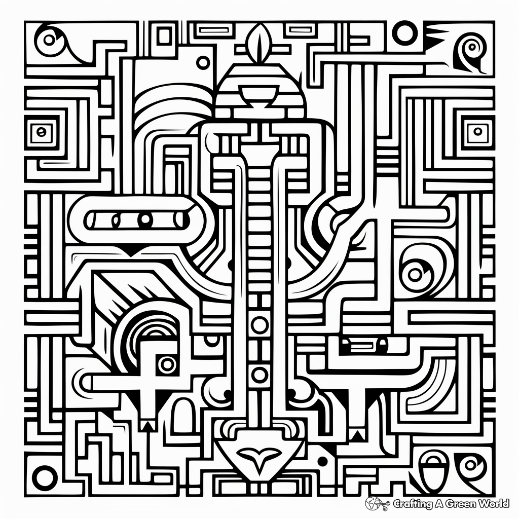 Hard coloring pages