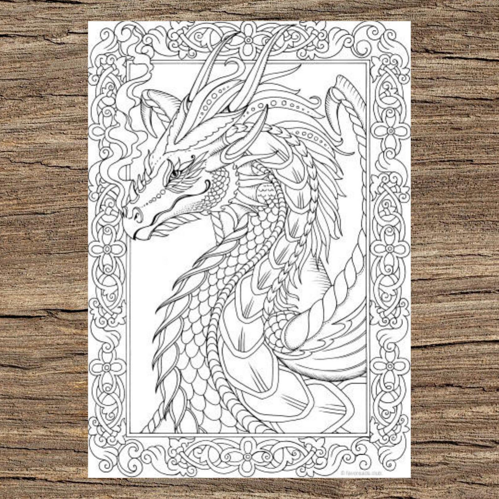 Printable adult coloring pages from etsy book riot